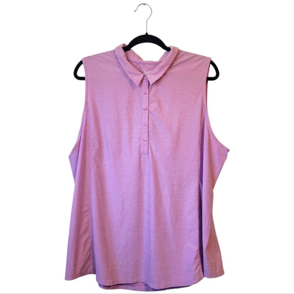 Duluth Light Pink Sleeveless Blouse Women's Size XXL